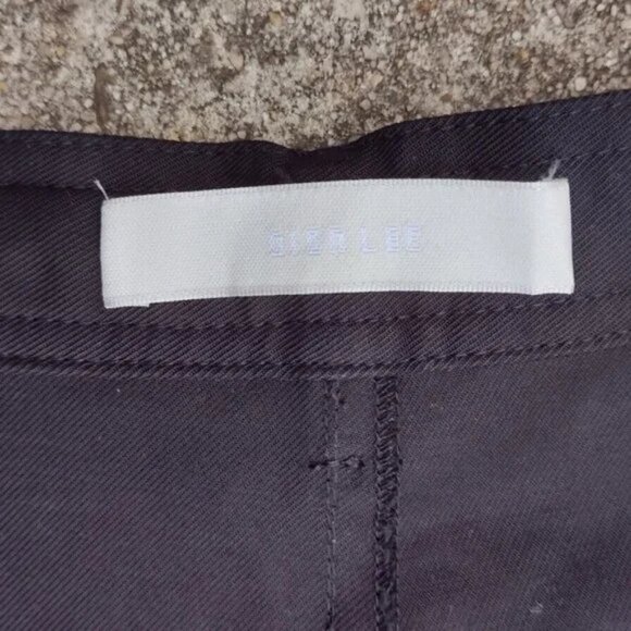 Dion Lee Black Utility Twill Pants AUS 14 UK 14 US 10 High Waist Zip Cuff NWOT - Picture 12 of 13